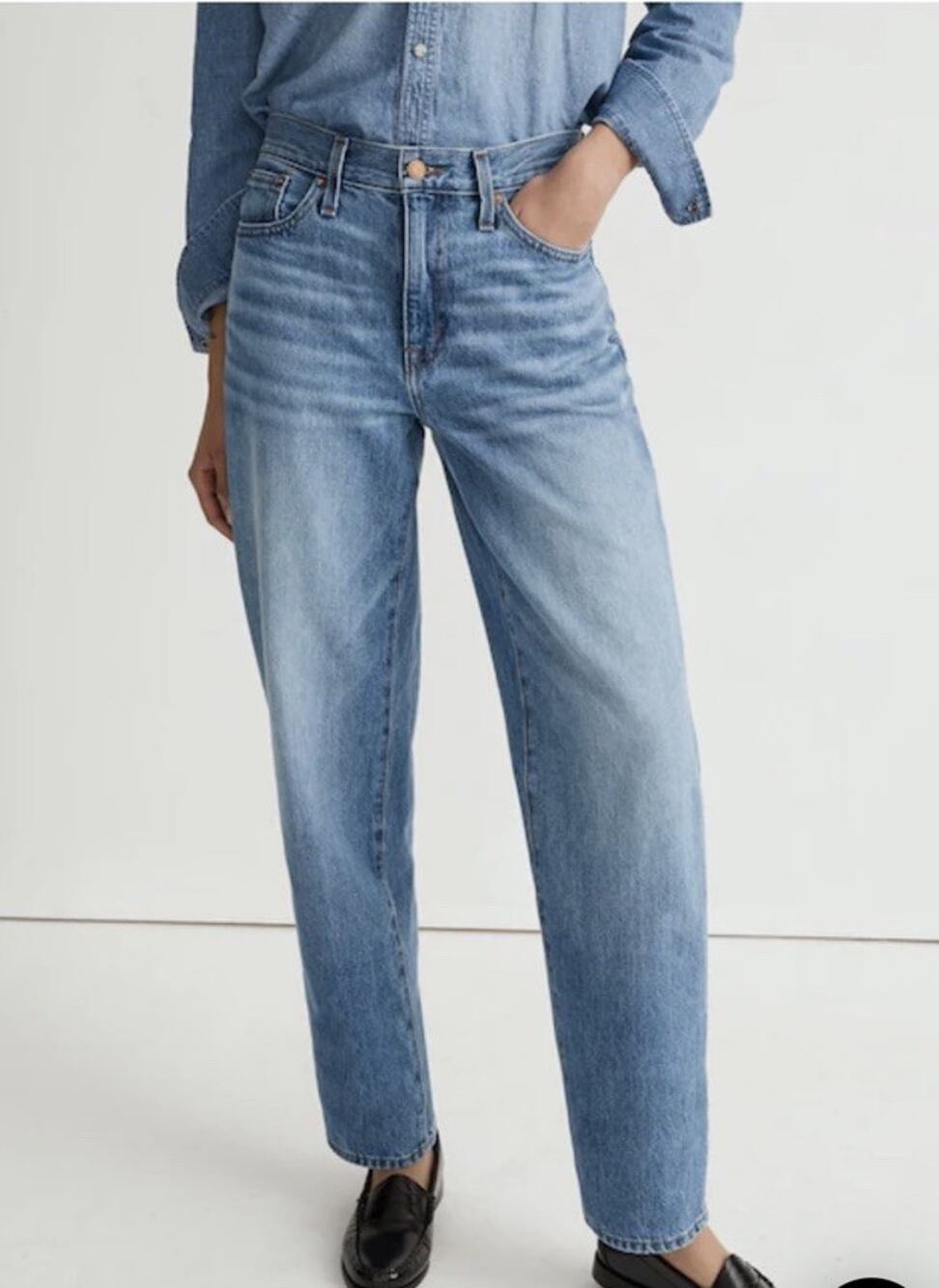 Madewell The Slouchy Boyjean Women’s 28 Light Wash Relaxed Denim Jeans